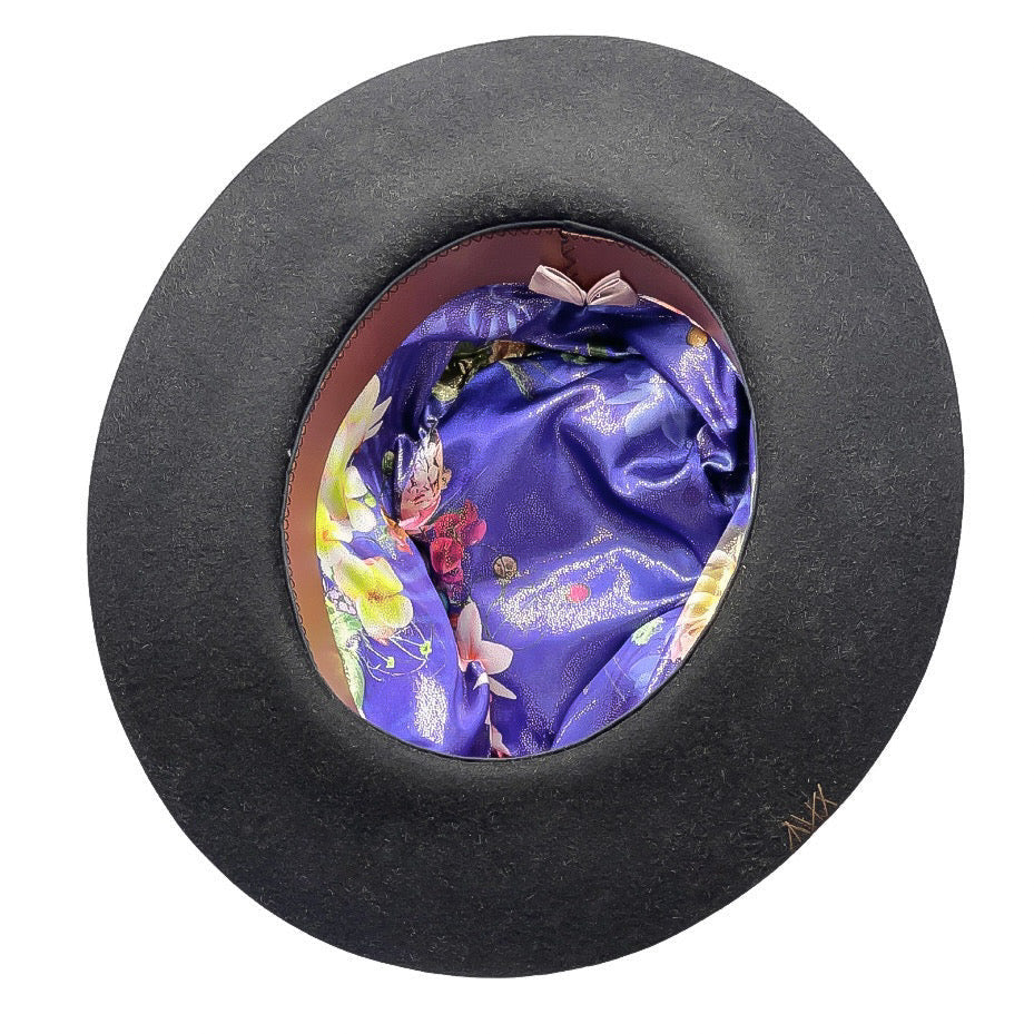 The Arizona Brown – Ethnic Bohemian Style Felt Fedora Hat