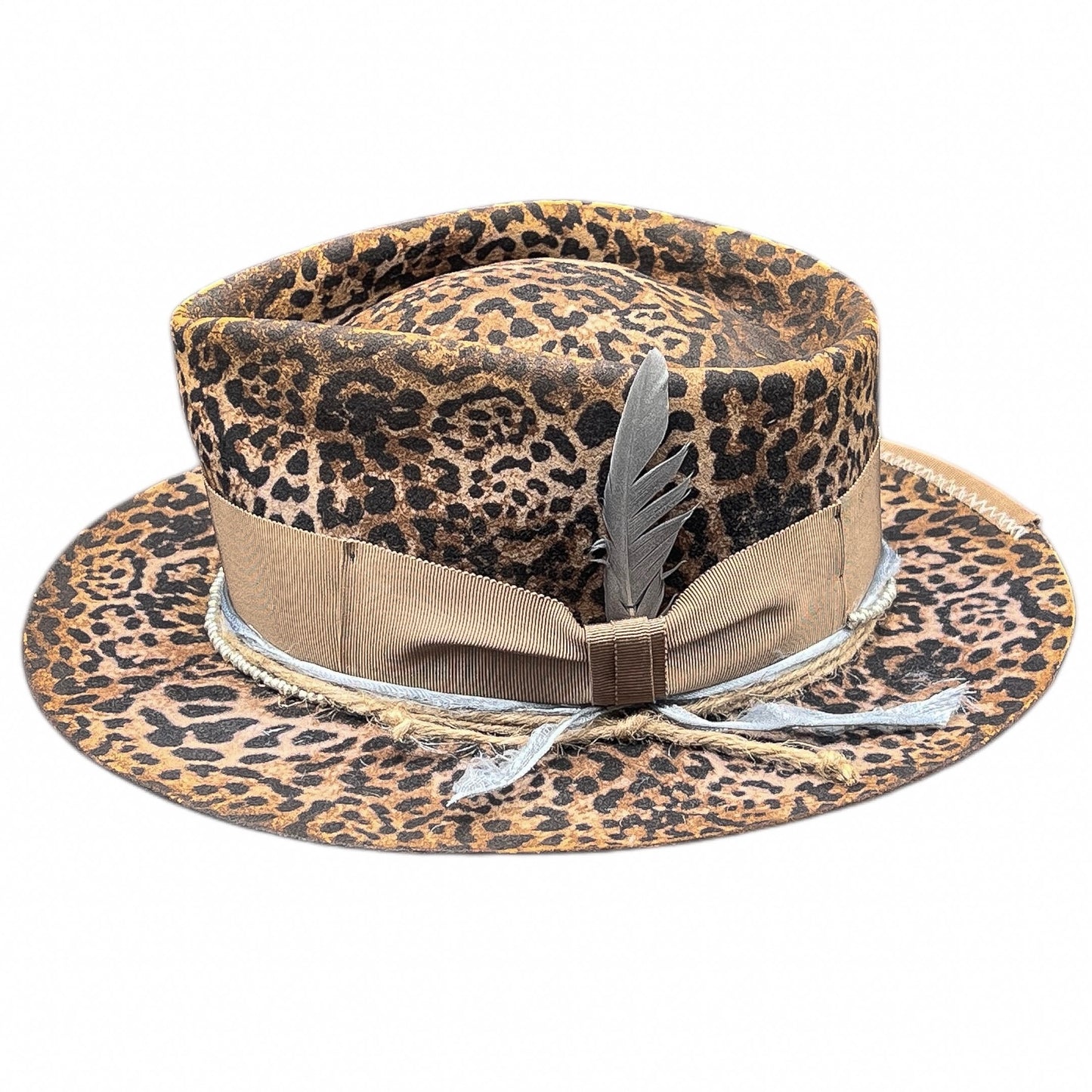 Fearless – Animal Print Wool Felt Hat