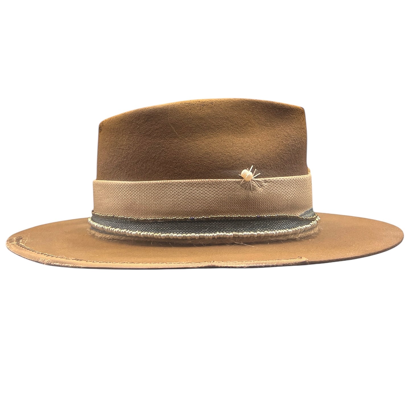 Cafe latte – Wool Felt Fedora Hat | Boho Style