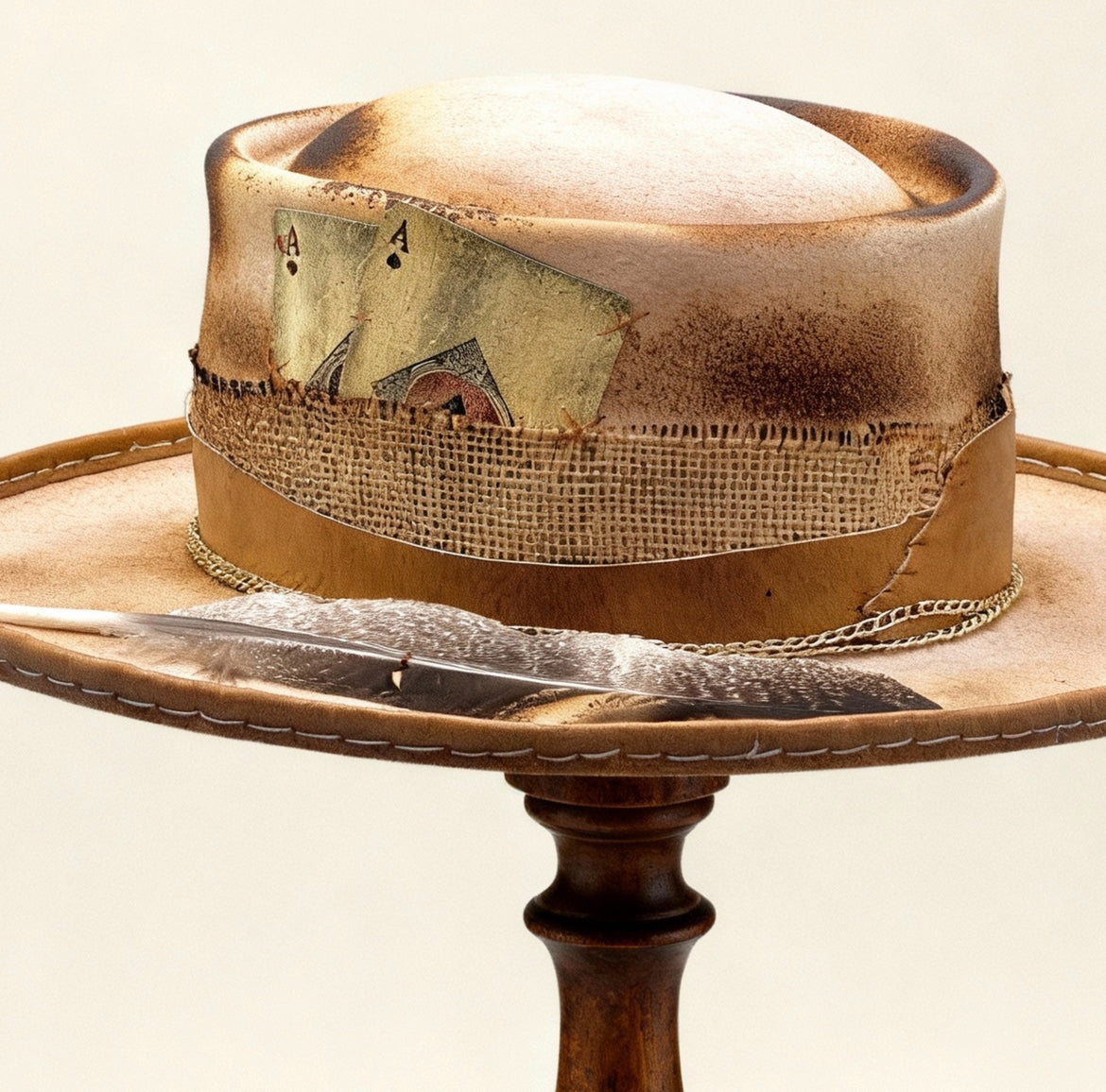 The Alejandro – Rare Vintage Wool Felt Round-Crown Hat