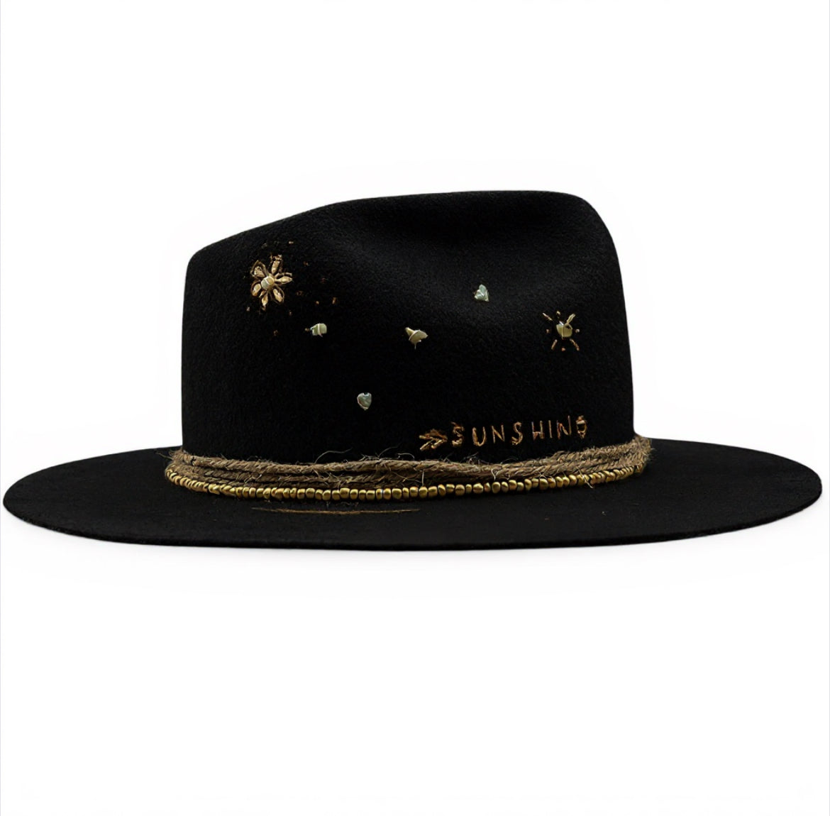 Sunshine Goldie Palm Hat – Wool Felt Hat