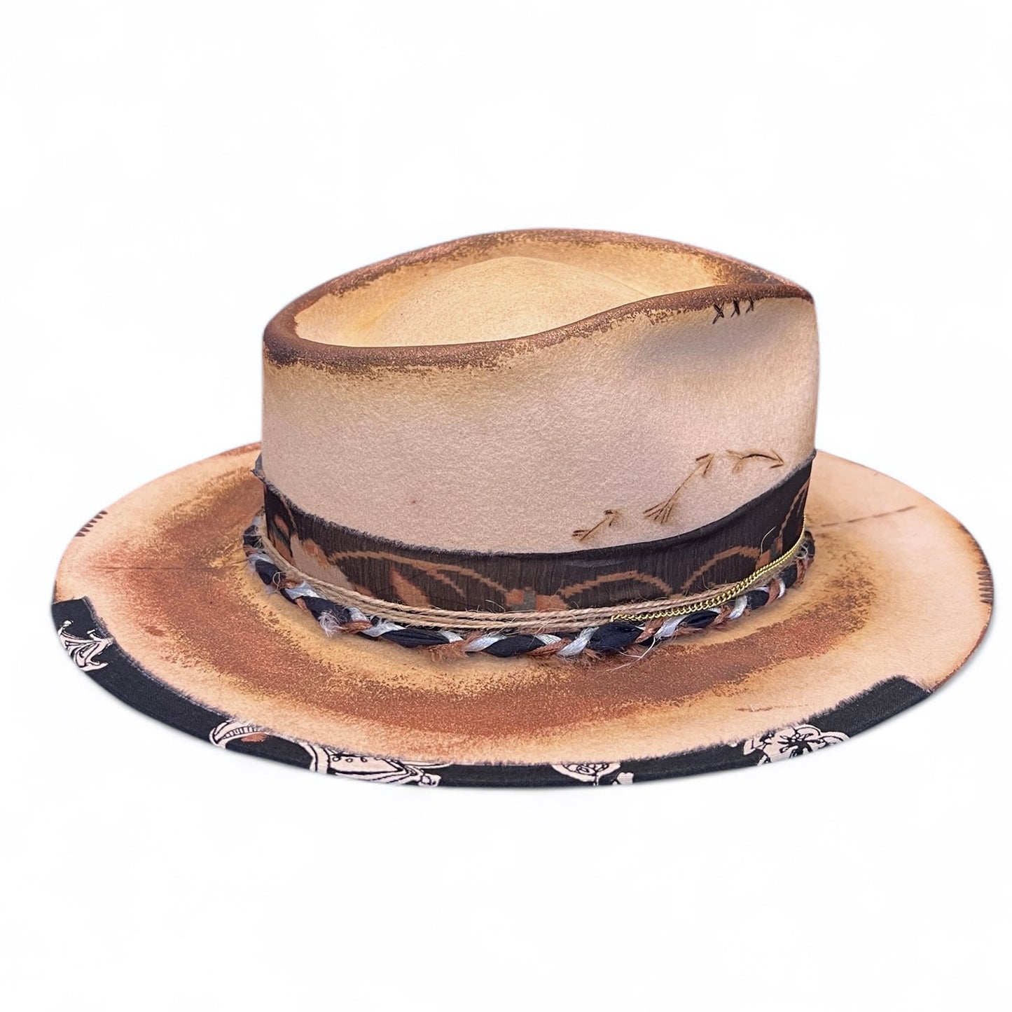 Rare Vintage Fedora Hat – Andrea – | Wool Felt Classic Style Fedora for Men and Women