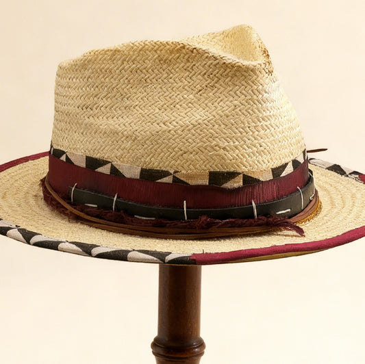 Stravaganzza – Beige Straw Fedora Hat | Boho-Chic Elegance