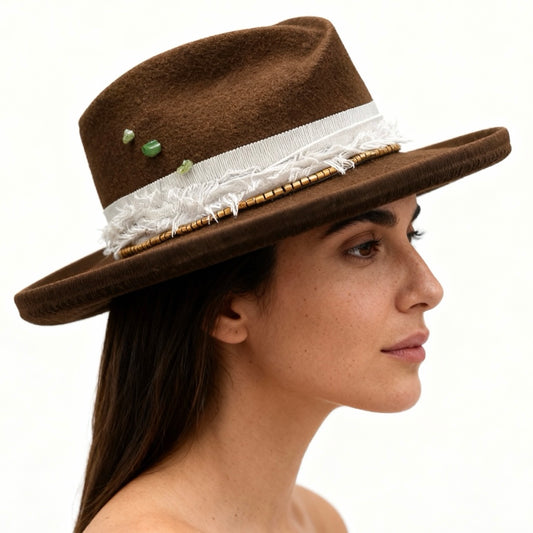 Wild Soul – Elegant & Free Wool Hat | Timeless Boho… – wool felt fedora hat | Pokijomba Hats
