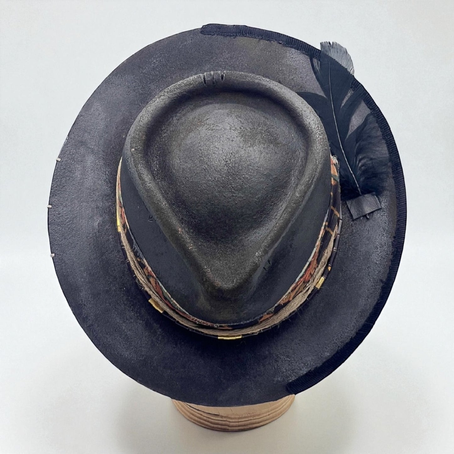 The Vintage No. II – Leather Effect Retro Edgy Hat