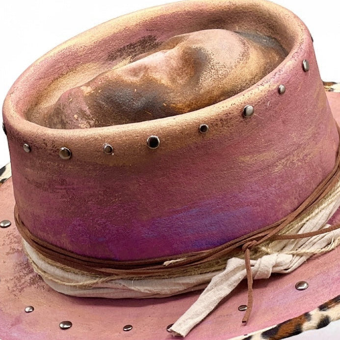 The Bohemian Pink Skull Hat