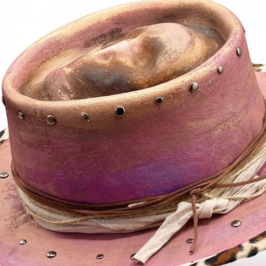 The Bohemian Pink Skull Hat
