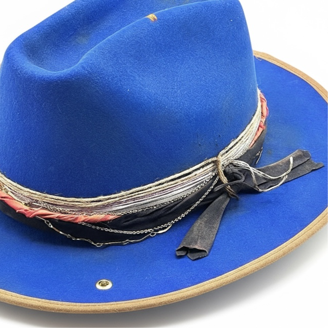 “Solstice Blue” Elegant Felt Hat