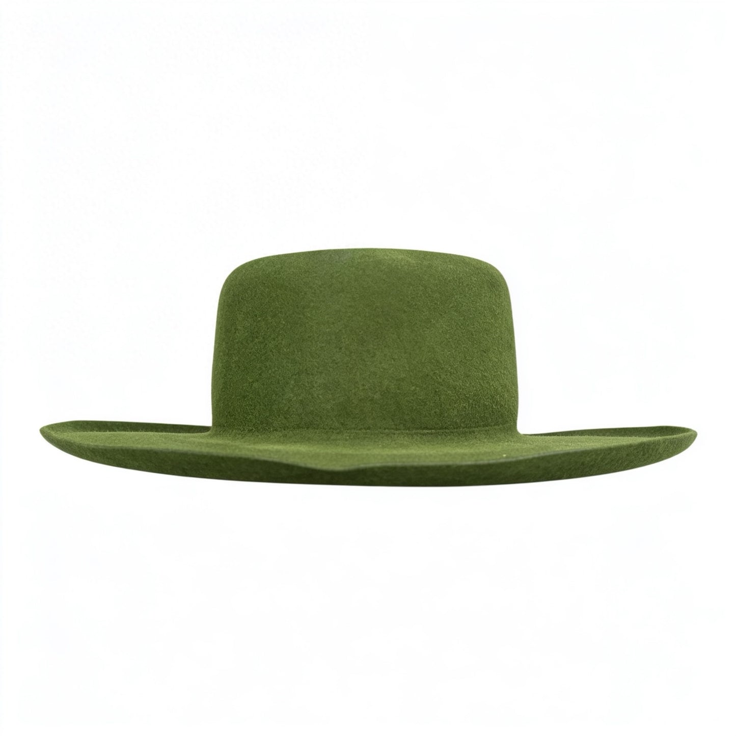 The Gambler Hat Green — 100% Wool Felt