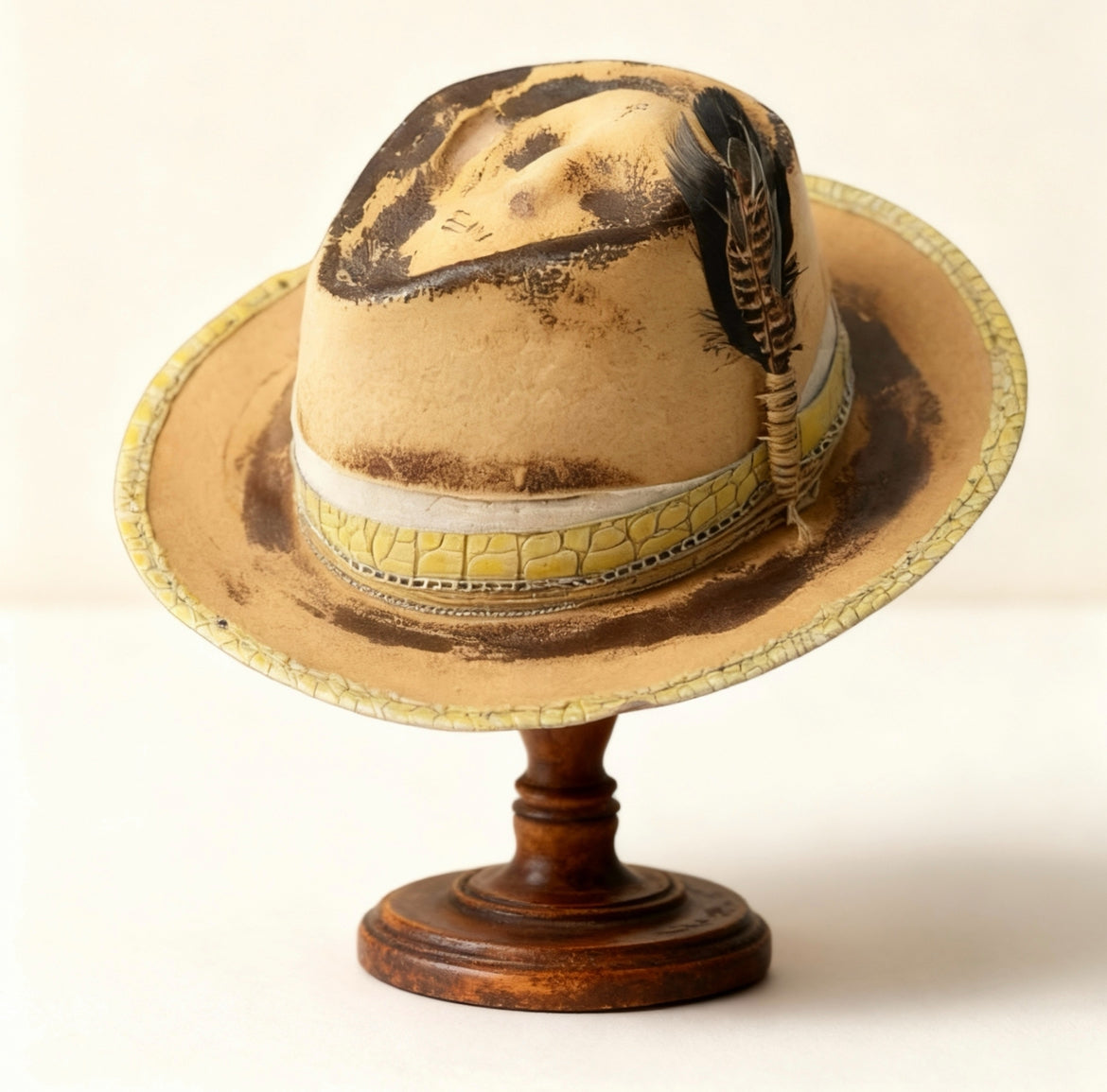 The Mateo – Vintage Skull Fedora Hat