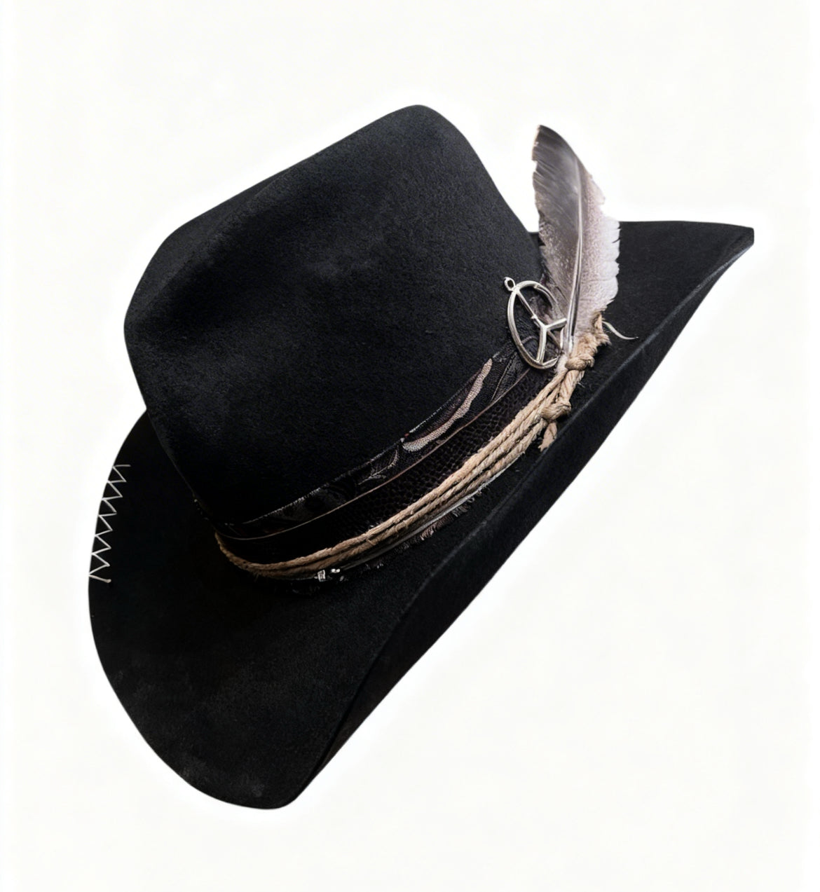 The Apache Western Hat– Bohemian High Crown Wool Felt Hat