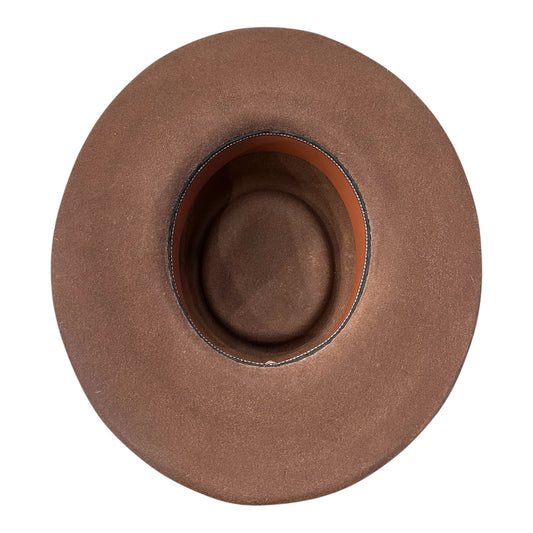 The Gambler Hat Brown — 100% Wool Felt