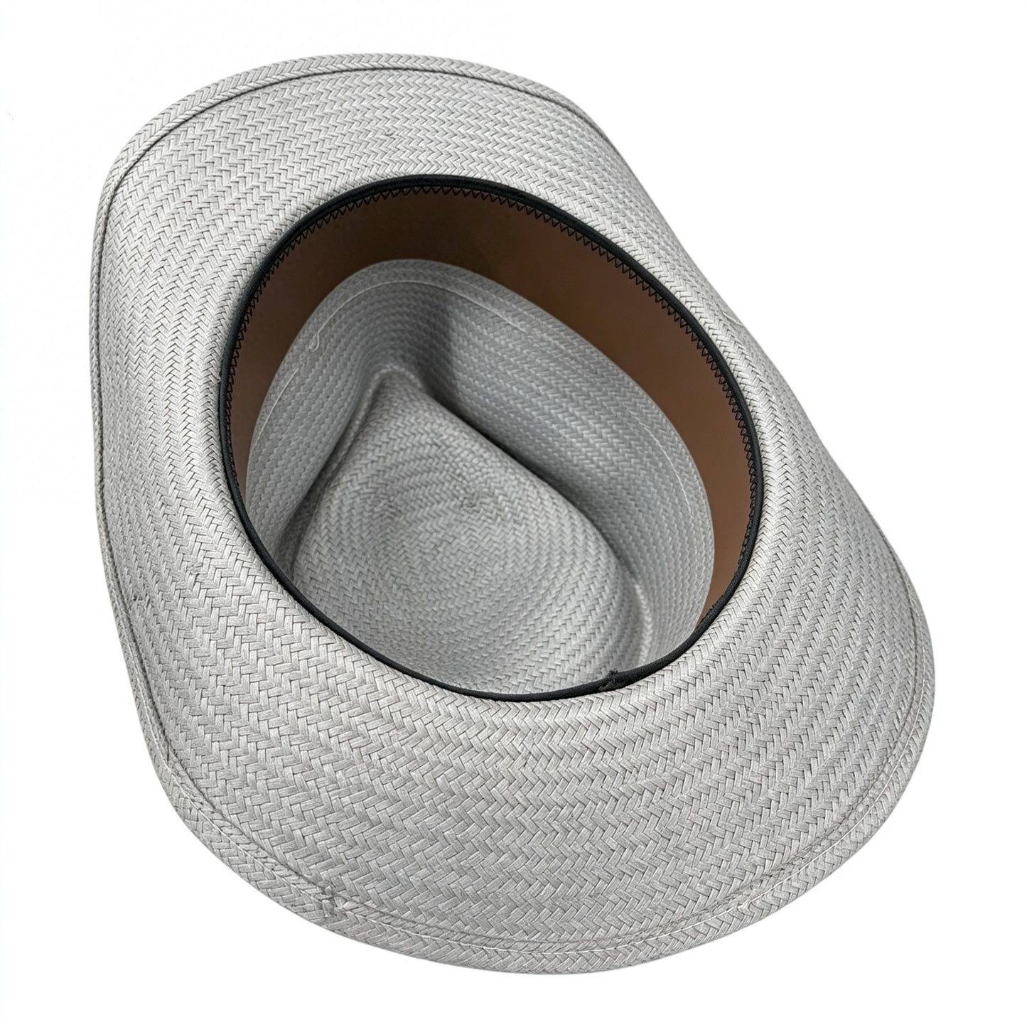 The Saltwind Hat in Stone – Handmade Shantung Cowboy Hat with Ikat Band