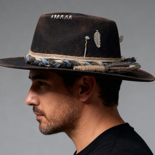 Brunch n. 2 – Handmade Cowboy Hat | Western Felt… – wool felt cowboy hat | Pokijomba Hats