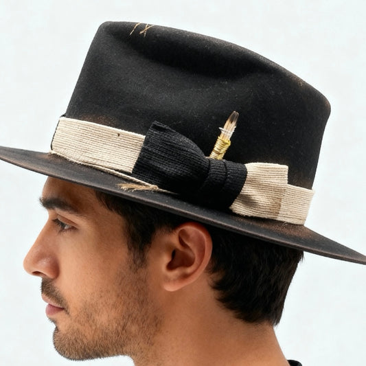 Sky is the limit – The Notorius B.I.G Inspired… – handmade handmade felt hat by artisan Ruby Cantero | Pokijomba Hats