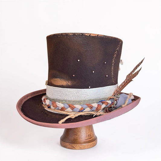 THE WANDERER TOP HAT — Wool Felt Statement Hat