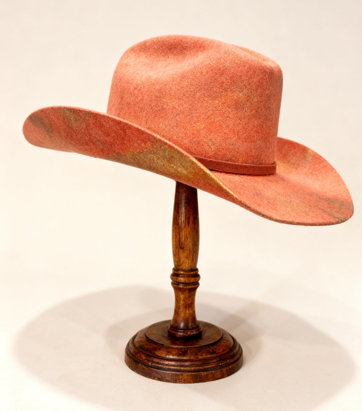 Shine baby in Coral– Western Cowboy Hat