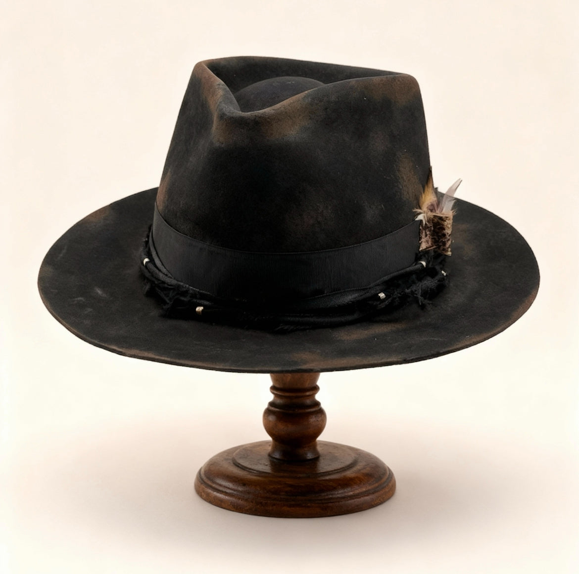 The John – Old Western Fedora Wool Felt Hat