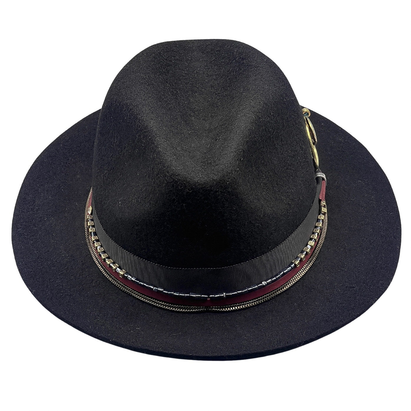 Classic Fedora – Boho Chic Wool Felt Teardrop Hat
