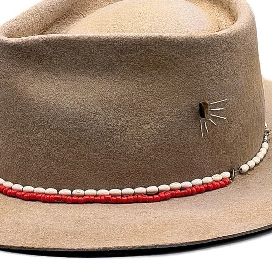 Vanilla – Wool Felt Fedora Hat
