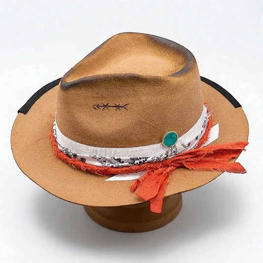 Mojave – Light Brown Wool Felt Fedora Hat