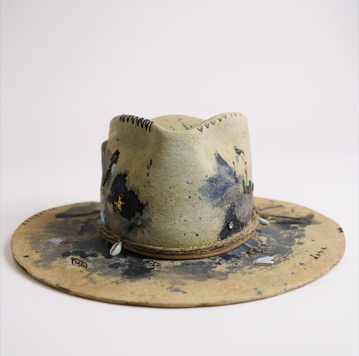 “Shades of Blue” Tie-Dye Hat