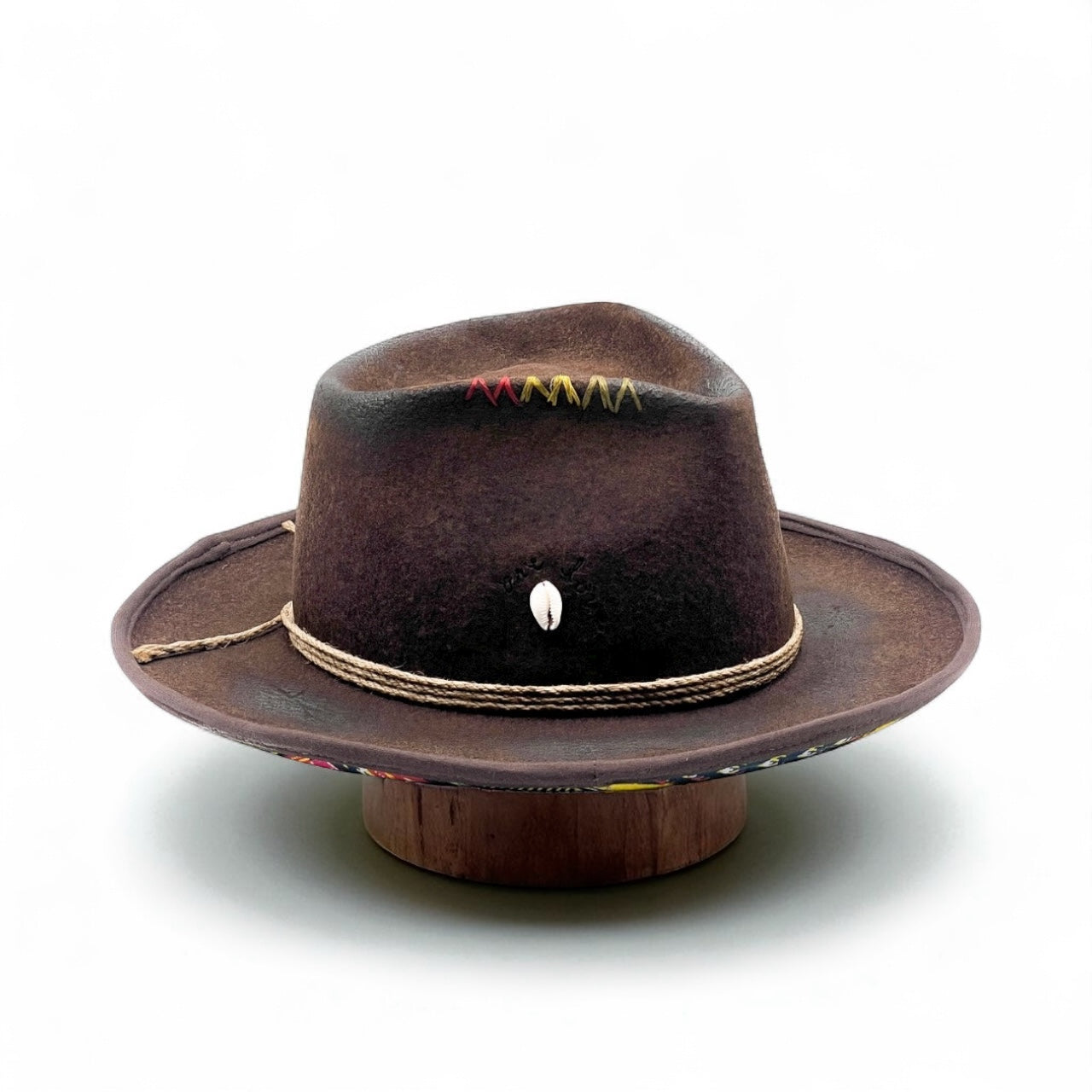 One Love Classic Fedora Felt Hat – Handmade Bob Marley Inspired Hat