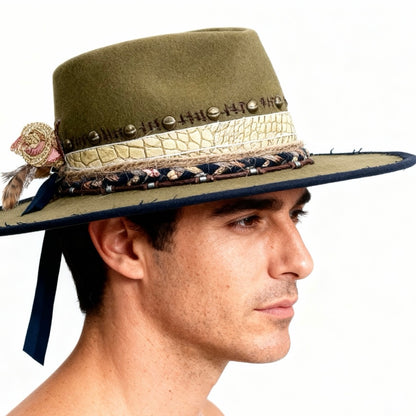 The Guatapé – Wool Felt Fedora Hat | Bohemian Spirit & Artistic Style