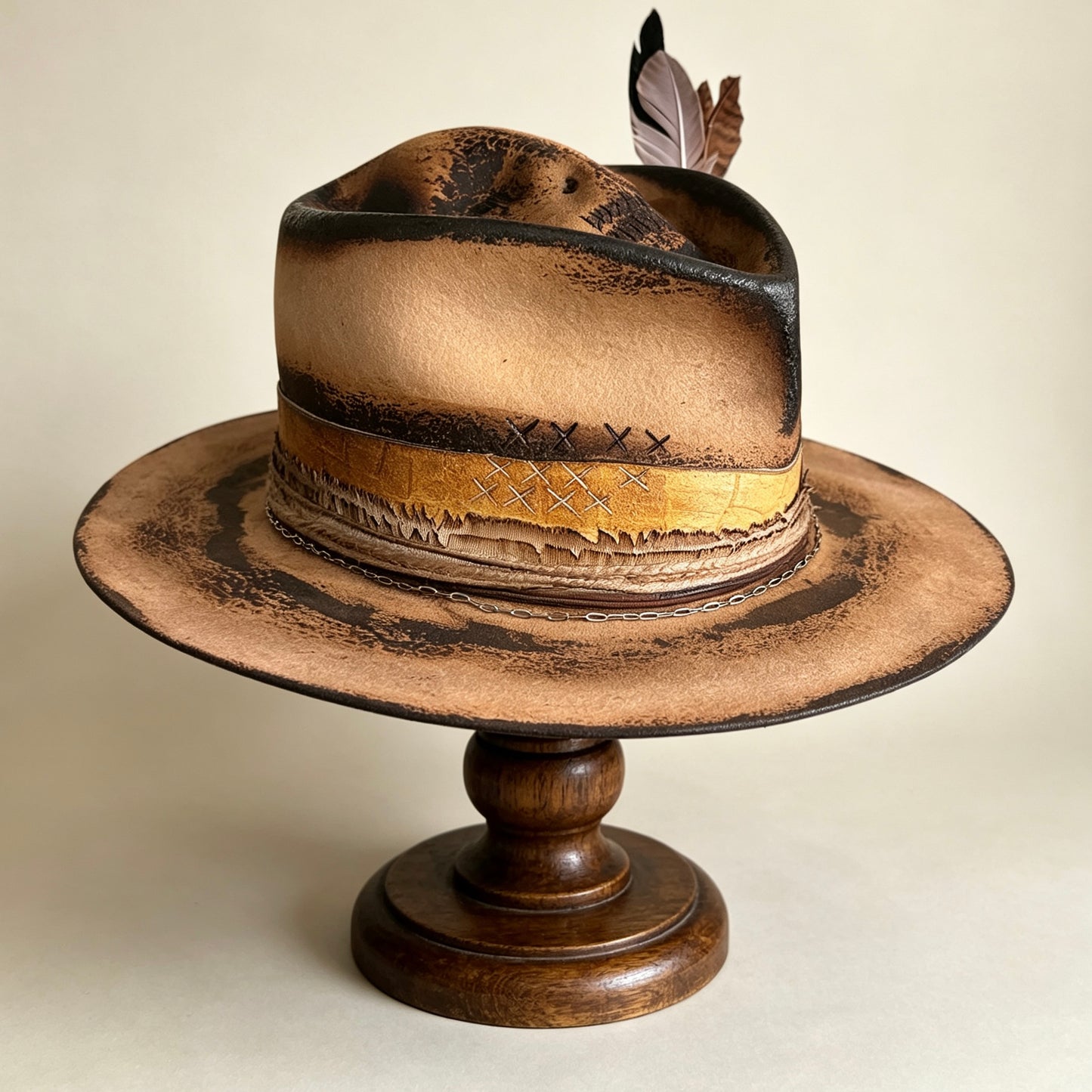 The Mateo – Vintage Skull Fedora Hat