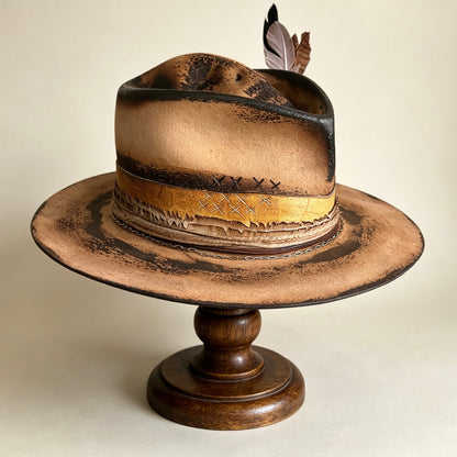 The Mateo – Vintage Skull Fedora Hat