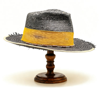 California – Chasing Dreams – Black Straw Vegan Fedora Hat