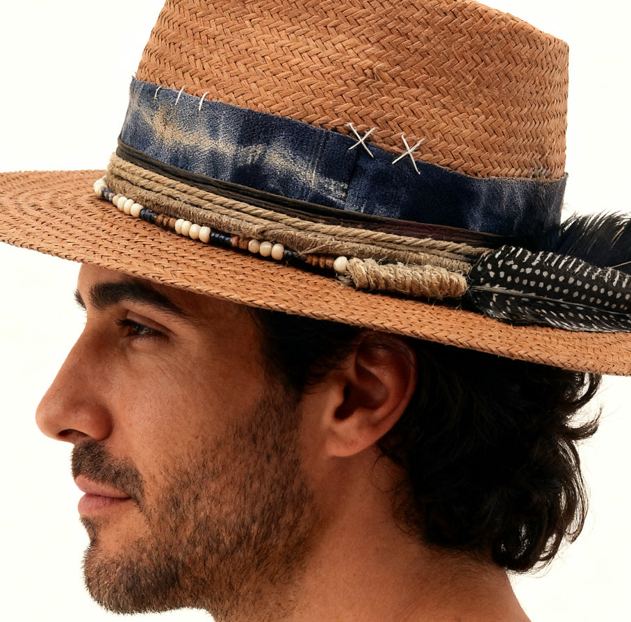 Deep Water – Straw Fedora Hat