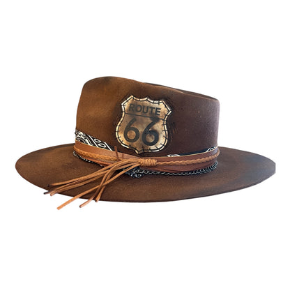 The Route 66 — Handmade Wool Felt Hat
