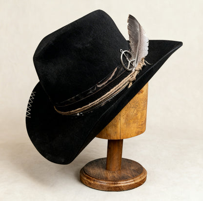 The Apache Western Hat– Bohemian High Crown Wool Felt Hat