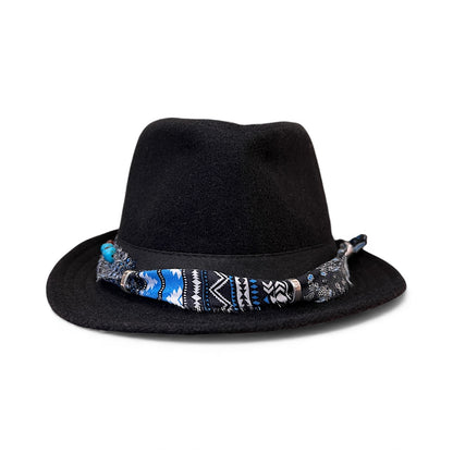 Bohemian Wool Fedora Hat – Short Brim Collection