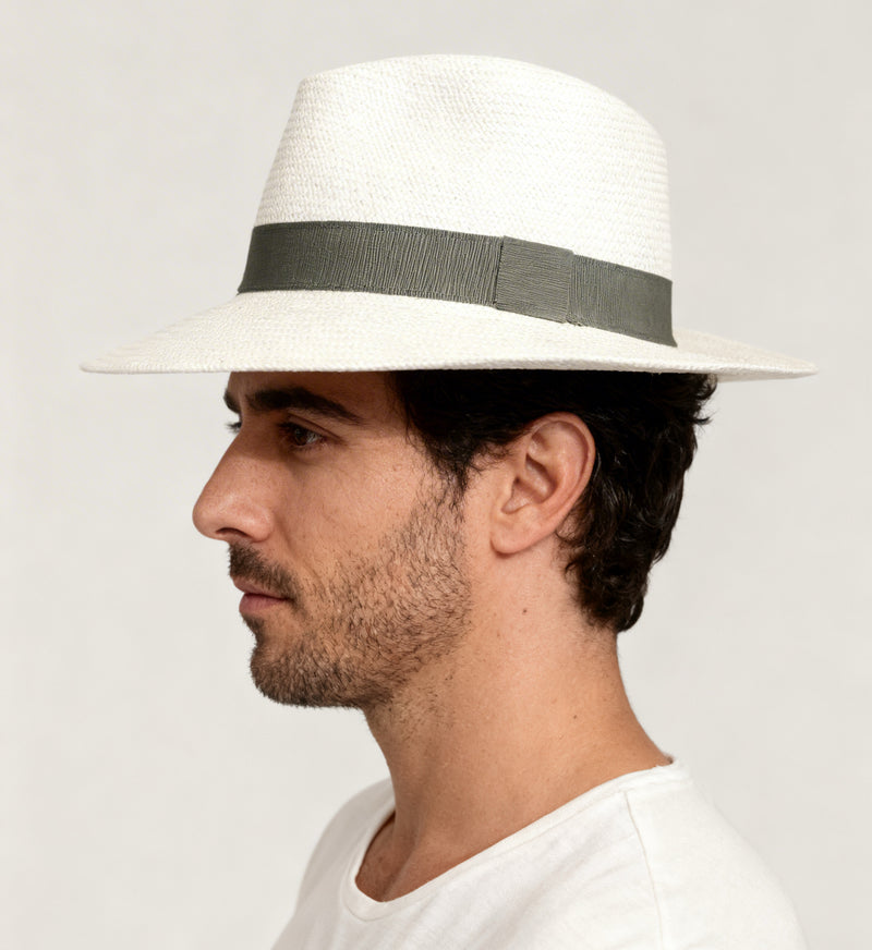 POKIS – Panama Style Fedora Hat | Japanese Straw | Made in Italy