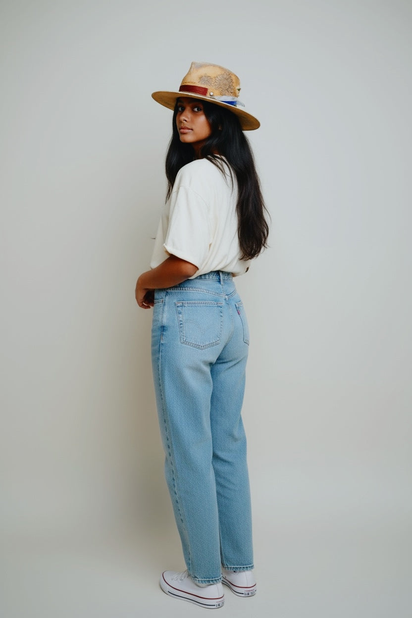 Rare Vintage Felt Hat – Sunflower Bloom – The Burning Man Hat