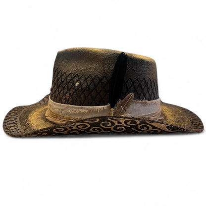 In Stock – Mystic Soul – Rare Vintage Handmade Statement Cowboy Hat