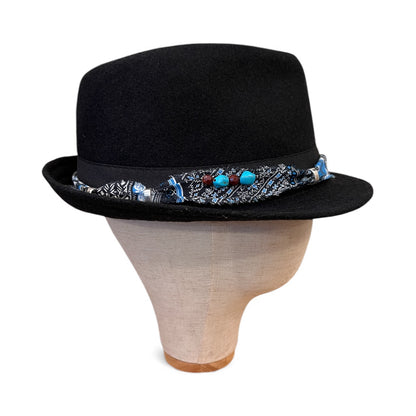 Bohemian Wool Fedora Hat – Short Brim Collection