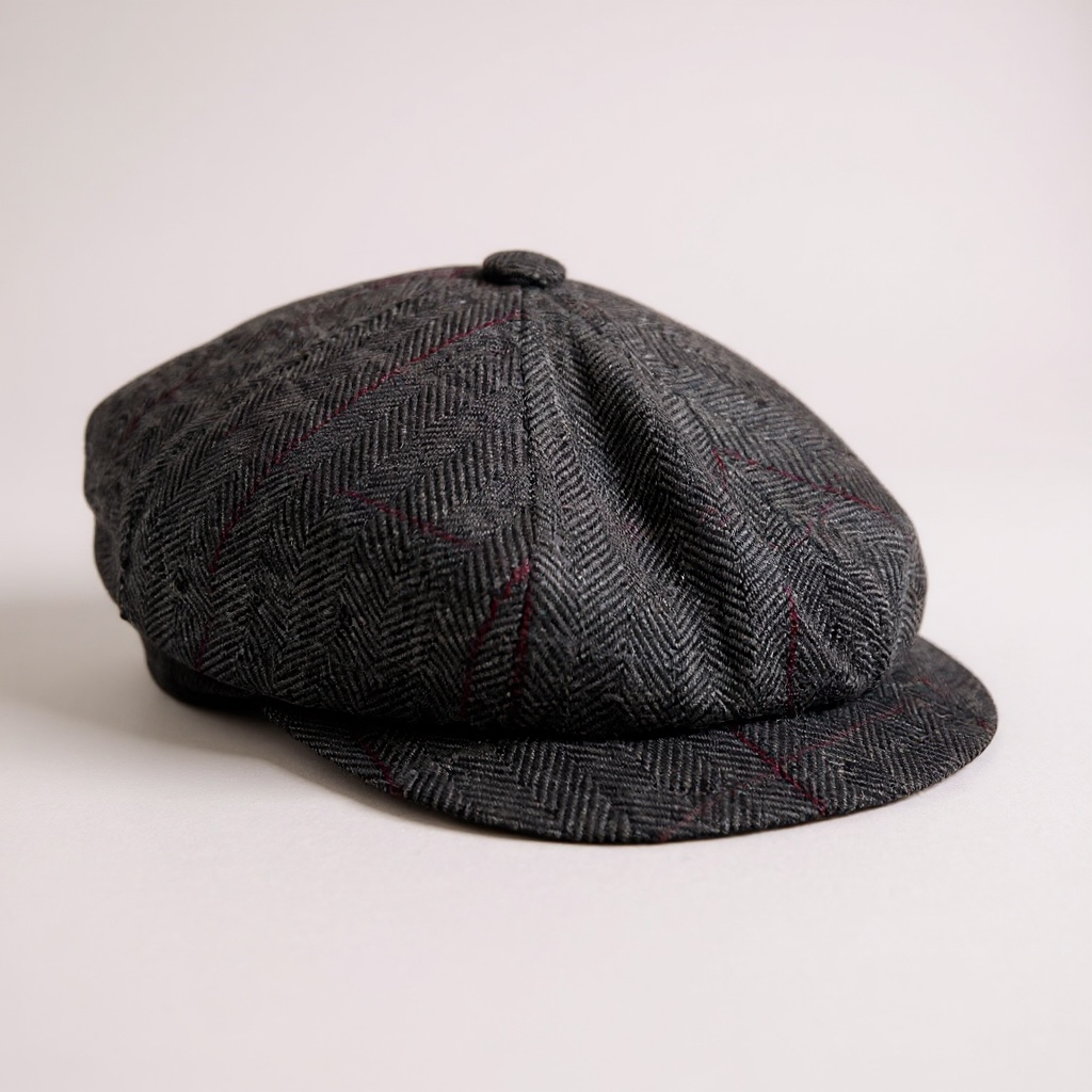 Newsboy Wool Winter Cap – Peaky Blinders  Birmingham Gangster Scottish Style – Baker Hat – Vintage Men’s Headwear
