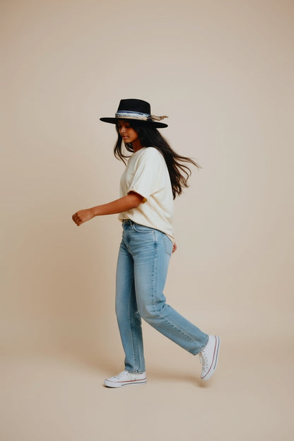 The Hawái – Black Wool Felt Fedora Hat