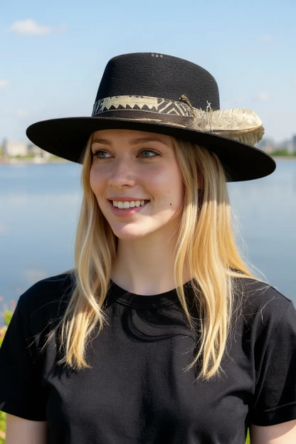 Carolina Bohemian Style Hat - Beige