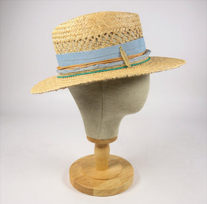 In Stock – Free Sky – Lightweight Breathable Straw Fedora Hat