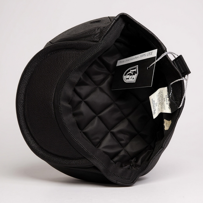 Newsboy Voluminous Cap – Peaky Blinders 100% Genuine Leather Baker Hat – Vintage Gangster Men’s Headwear