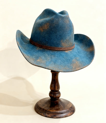Shine baby in Patina Blue– Western Cowboy Hat