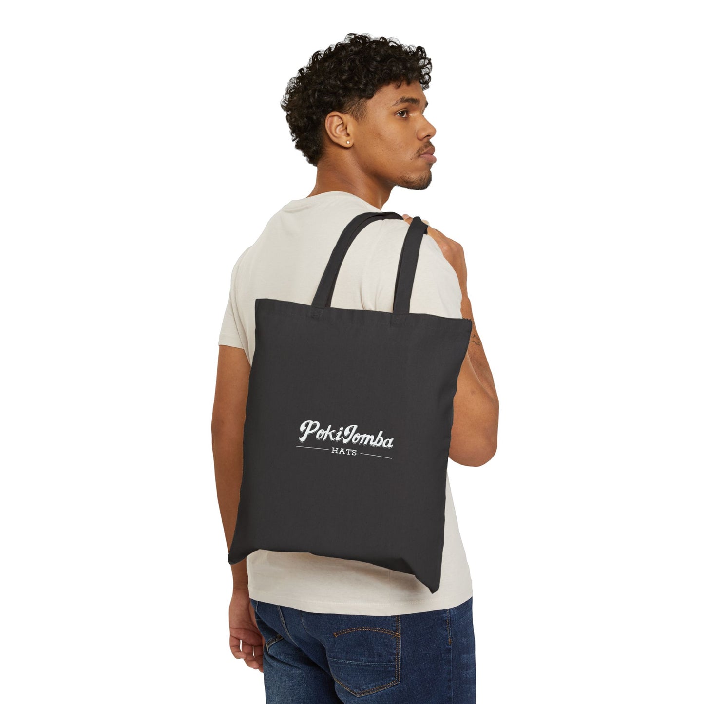 Hat Lover Club Canvas Tote Bag – 'Hat Lover Club' Graphic Cotton Shopper