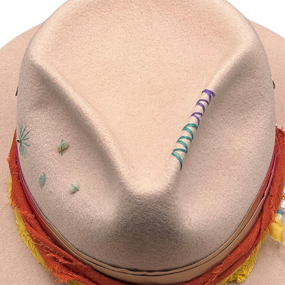 Constellation Fedora Hat – Classic Handmade Design with Modern Touch