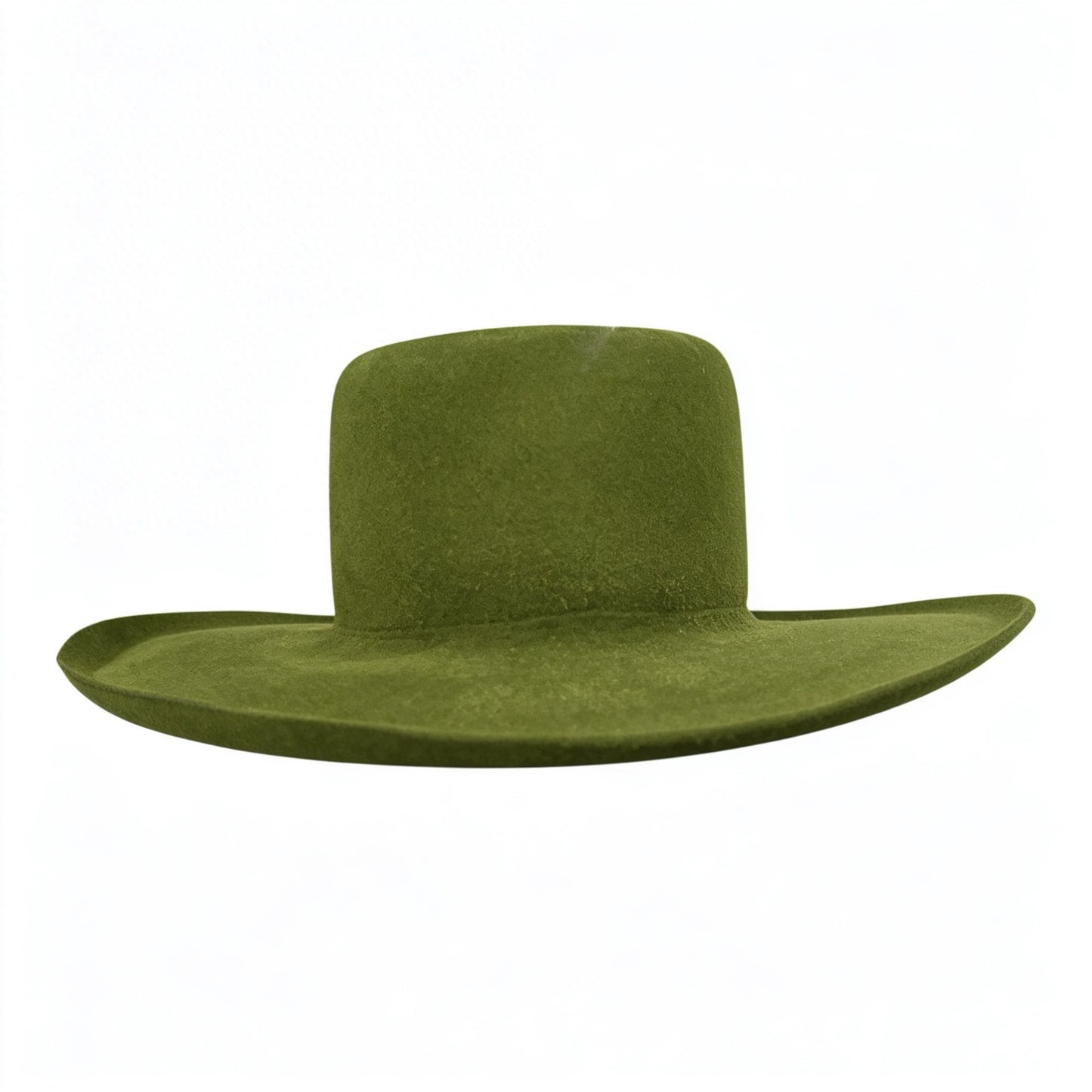 The Gambler Hat Green — 100% Wool Felt