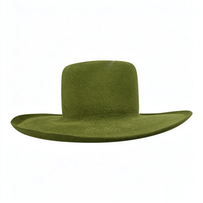 The Gambler Hat Green — 100% Wool Felt
