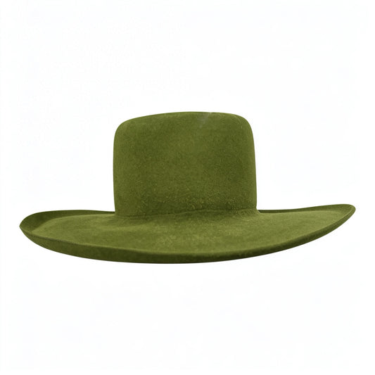 The Gambler Hat Green — 100% Wool Felt